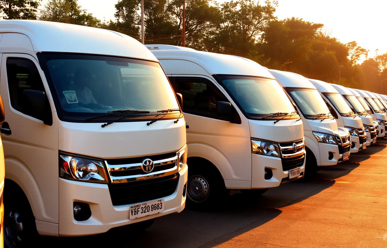 Fleet of premium SUVs
